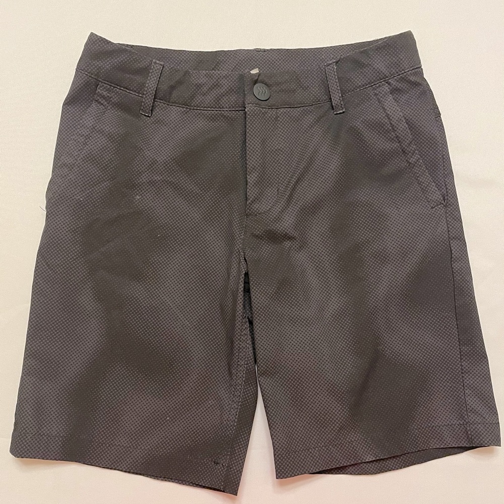 All In Motion Performance Golf Shorts in Black/Gray Pattern